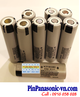 Panasonic NCR16850BD 3200mAh; Pin sạc 3.7v 18650 Panasonic NCR16850BD 3200mAh chính hãng